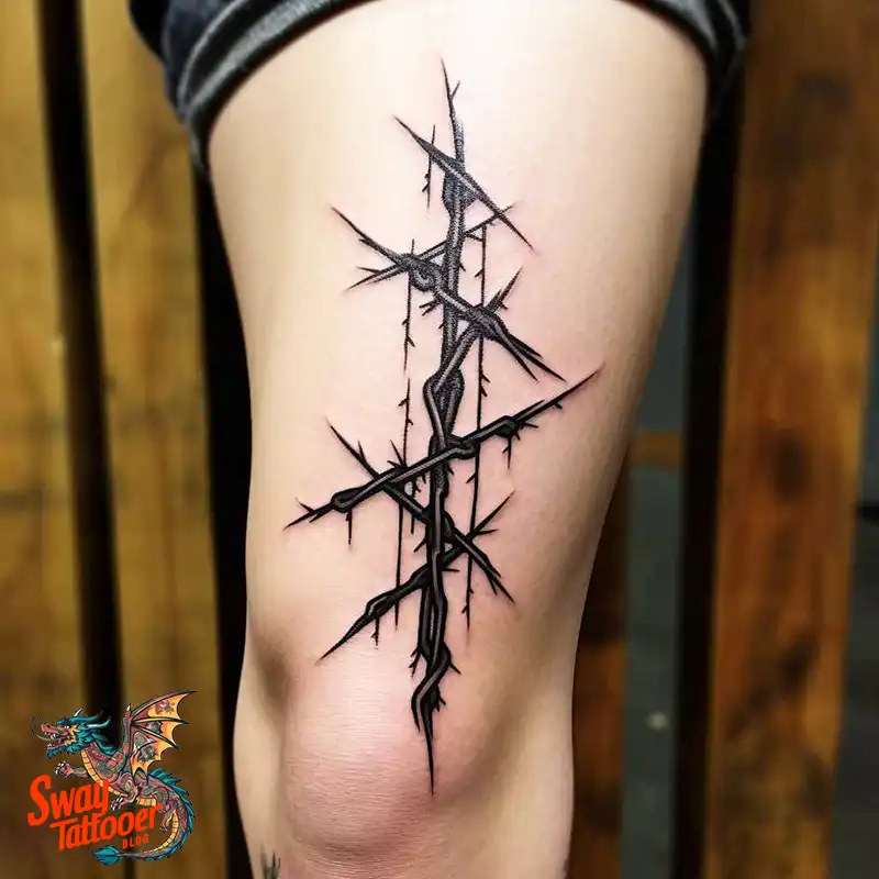 100 Barbed Wire Tattoo Design Ideas with a Sharp Edge 20 Barbed Wire Tattoo