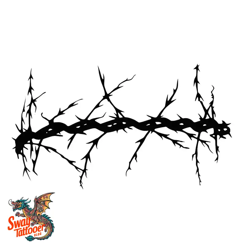 100 Barbed Wire Tattoo Design Ideas with a Sharp Edge 77 Barbed Wire Tattoo