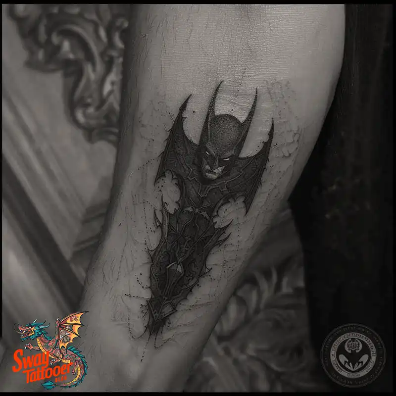 200 Batman Tattoo Designs: Meaning, Styles, and Inspiration 82 Batman tattoo
