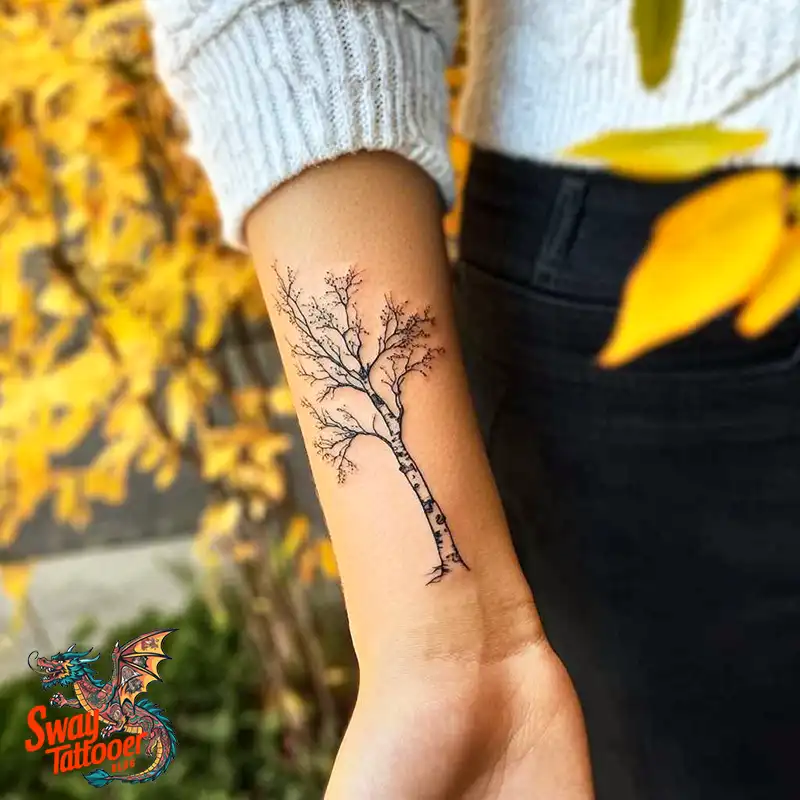 100 Birch Tree Tattoos: Meaning, Designs, and Inspiration 9 birch tree tattoo