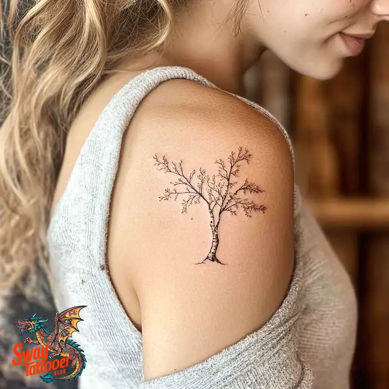 100 Birch Tree Tattoos: Meaning, Designs, and Inspiration 4 birch tree tattoo