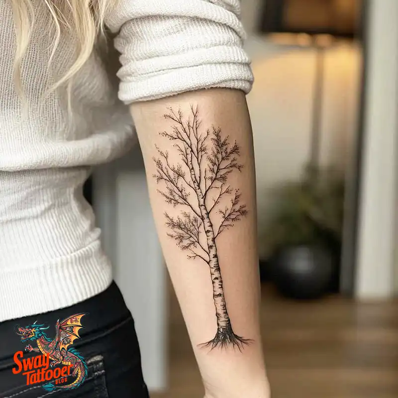 100 Birch Tree Tattoos: Meaning, Designs, and Inspiration 45 birch tree tattoo