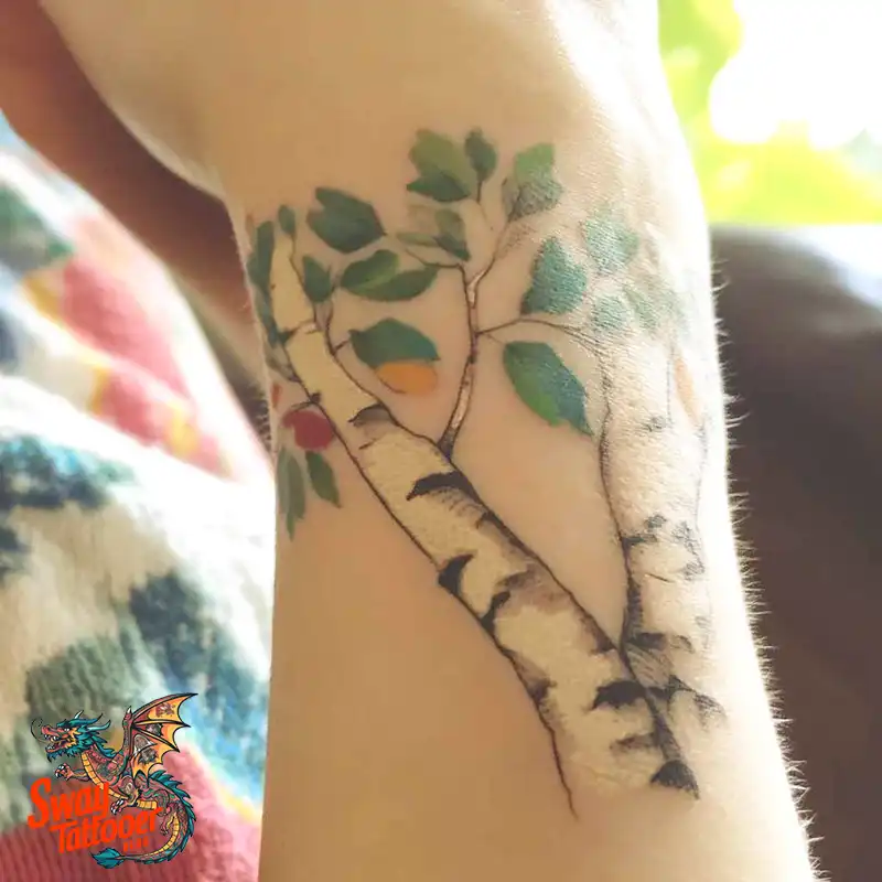 100 Birch Tree Tattoos: Meaning, Designs, and Inspiration 17 birch tree tattoo