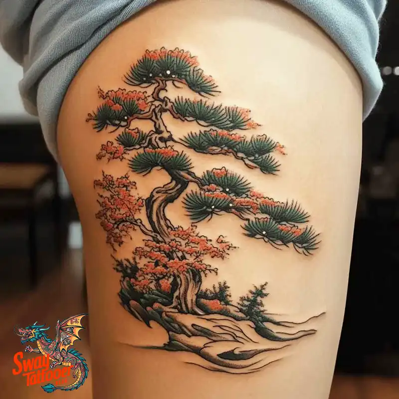 120 Bonsai Tattoo Designs: Meaning, Styles & Inspiration 107 Bonsai tattoo