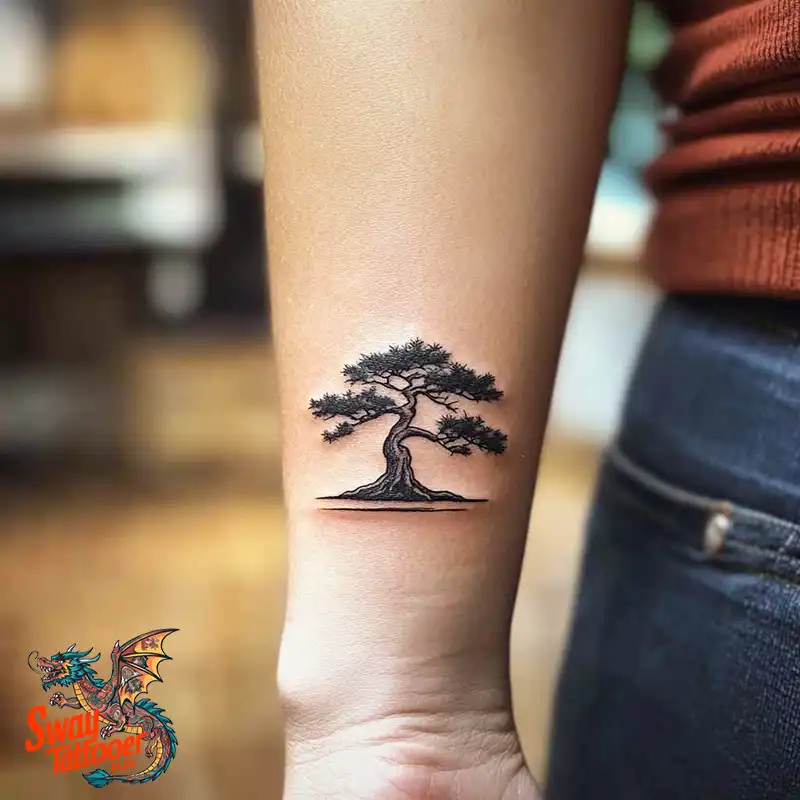 120 Bonsai Tattoo Designs: Meaning, Styles & Inspiration 104 Bonsai tattoo