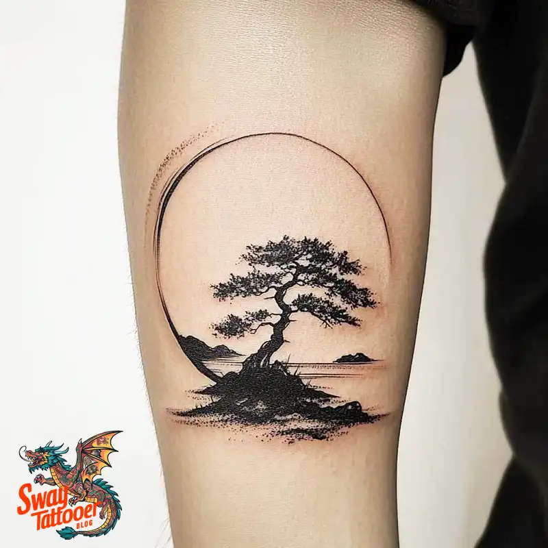 120 Bonsai Tattoo Designs: Meaning, Styles & Inspiration 94 Bonsai tattoo