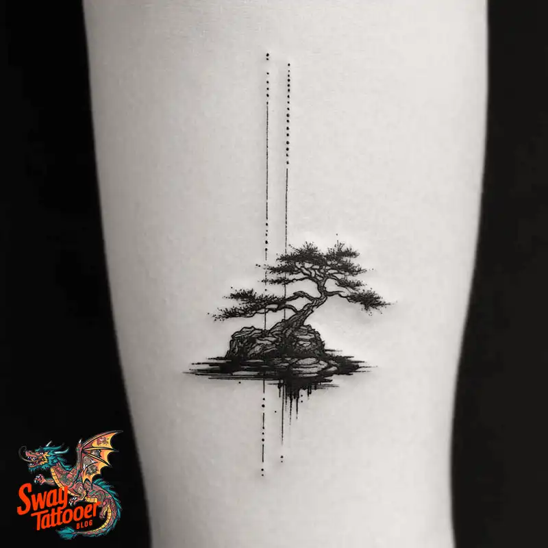 120 Bonsai Tattoo Designs: Meaning, Styles & Inspiration 92 Bonsai tattoo