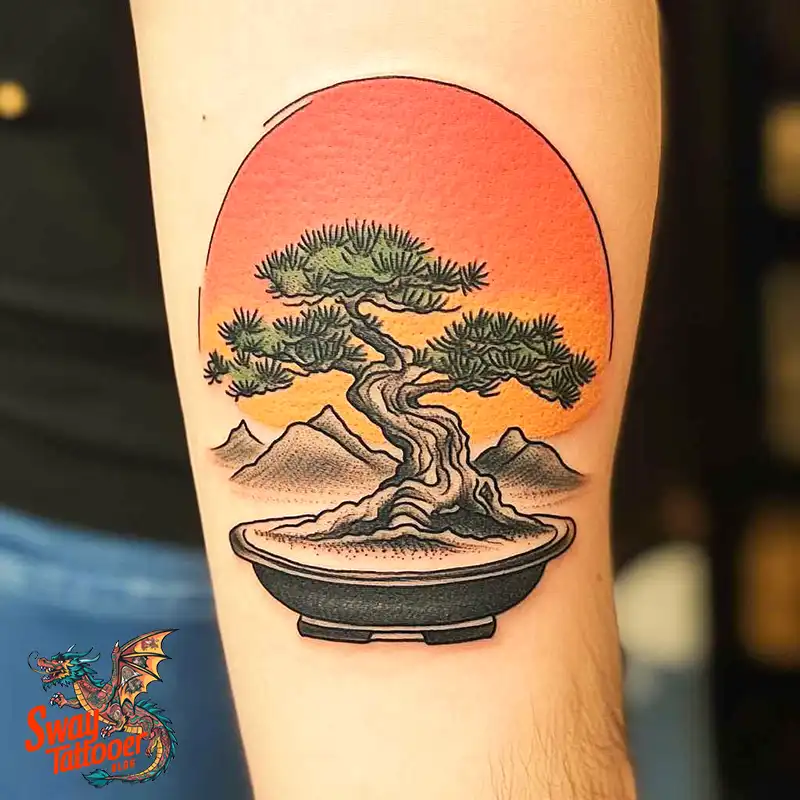 120 Bonsai Tattoo Designs: Meaning, Styles & Inspiration 90 Bonsai tattoo
