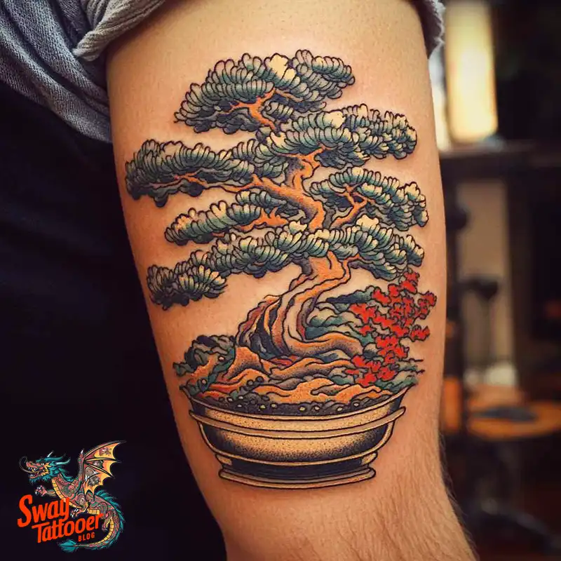 120 Bonsai Tattoo Designs: Meaning, Styles & Inspiration 88 Bonsai tattoo