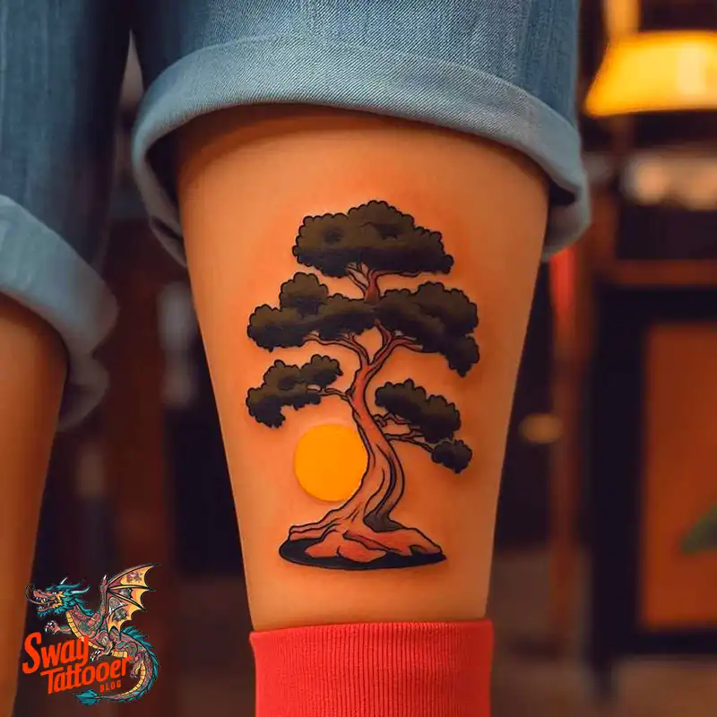 120 Bonsai Tattoo Designs: Meaning, Styles & Inspiration 83 Bonsai tattoo