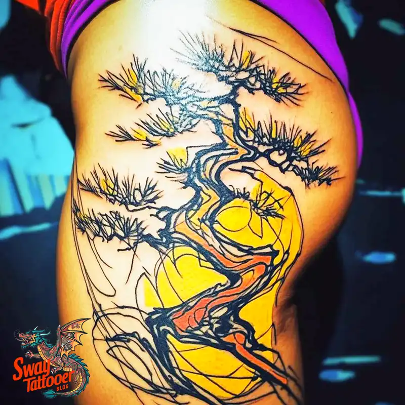 120 Bonsai Tattoo Designs: Meaning, Styles & Inspiration 53 Bonsai tattoo