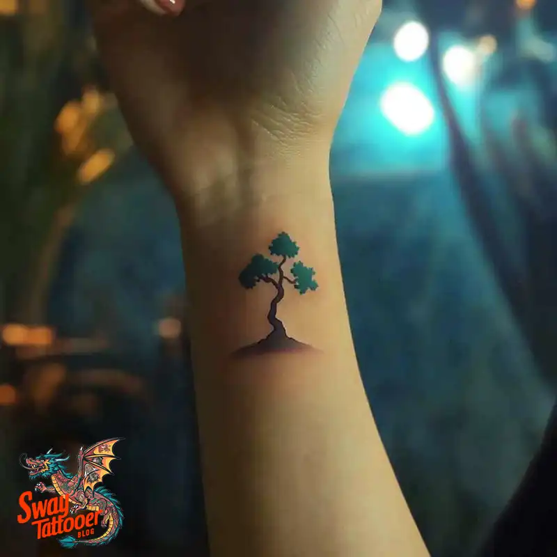 120 Bonsai Tattoo Designs: Meaning, Styles & Inspiration 43 Bonsai tattoo