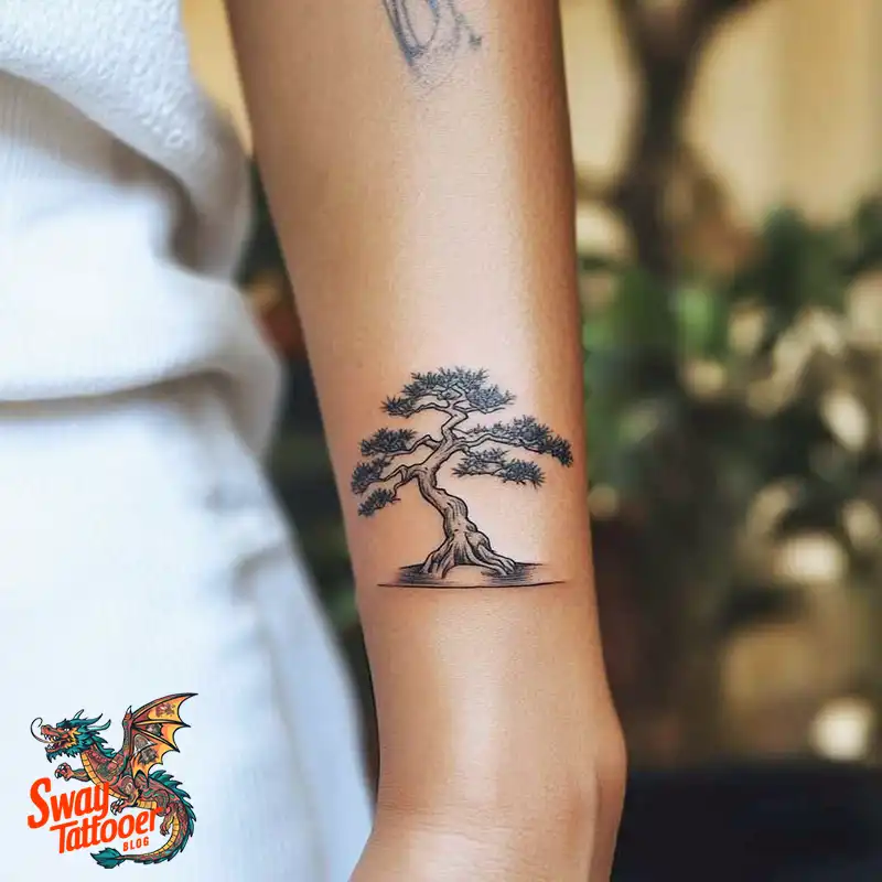 120 Bonsai Tattoo Designs: Meaning, Styles & Inspiration 41 Bonsai tattoo