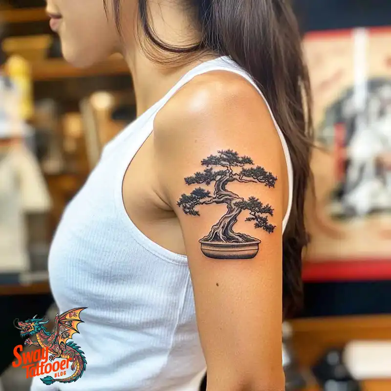 120 Bonsai Tattoo Designs: Meaning, Styles & Inspiration 37 Bonsai tattoo