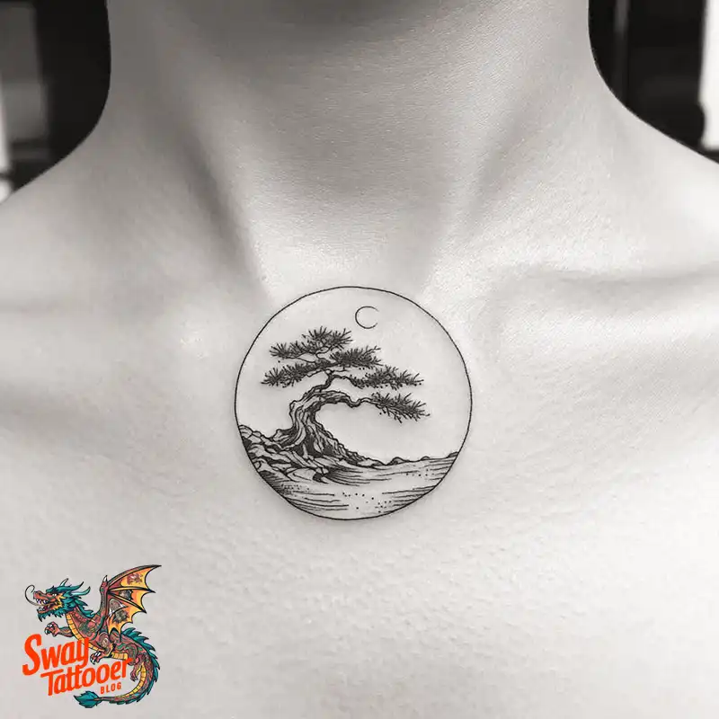 120 Bonsai Tattoo Designs: Meaning, Styles & Inspiration 118 Bonsai tattoo