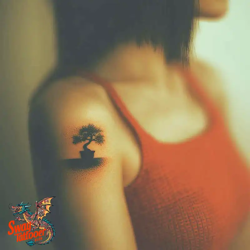 120 Bonsai Tattoo Designs: Meaning, Styles & Inspiration 31 Bonsai tattoo