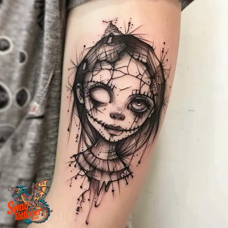 120 Broken Doll Tattoo Designs: Meaning, Styles, and Ideas 108 broken doll tattoo