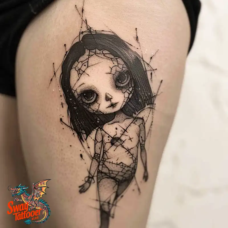 120 Broken Doll Tattoo Designs: Meaning, Styles, and Ideas 115 broken doll tattoo