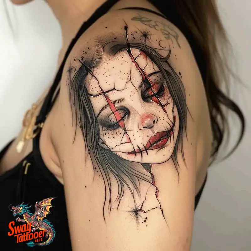 120 Broken Doll Tattoo Designs: Meaning, Styles, and Ideas 28 broken doll tattoo