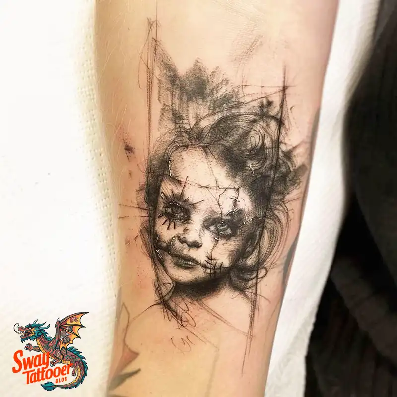 120 Broken Doll Tattoo Designs: Meaning, Styles, and Ideas 23 broken doll tattoo