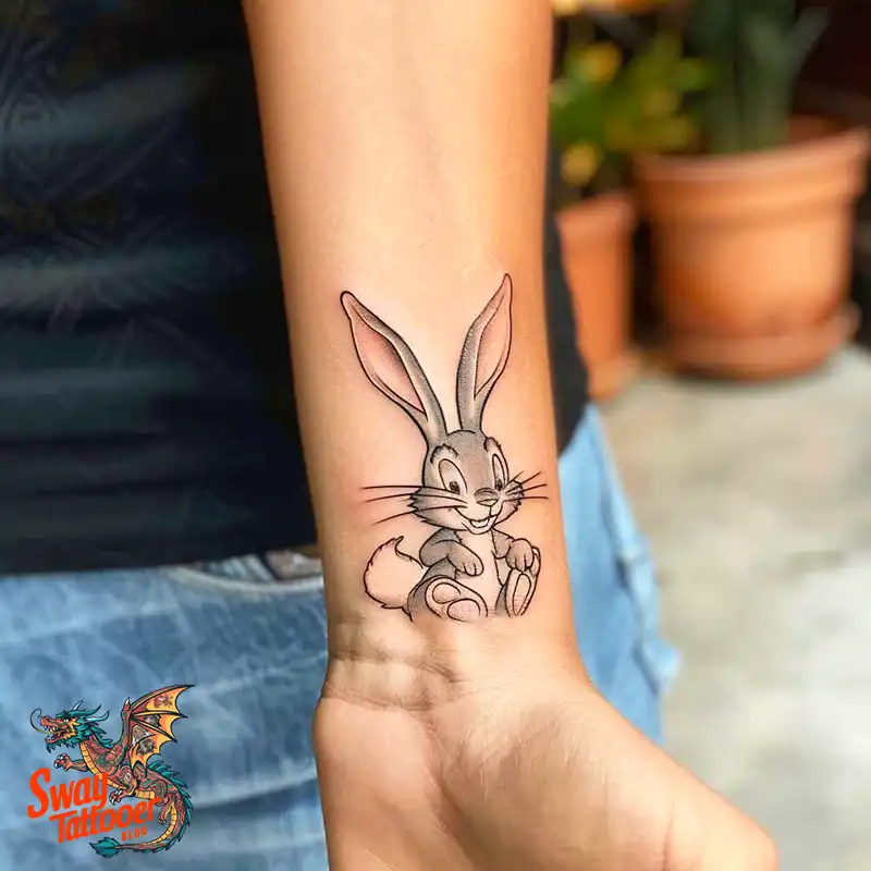 50 Bugs Bunny Tattoo Designs: Meaning, Styles & Ideas 29 Bugs Bunny Tattoo