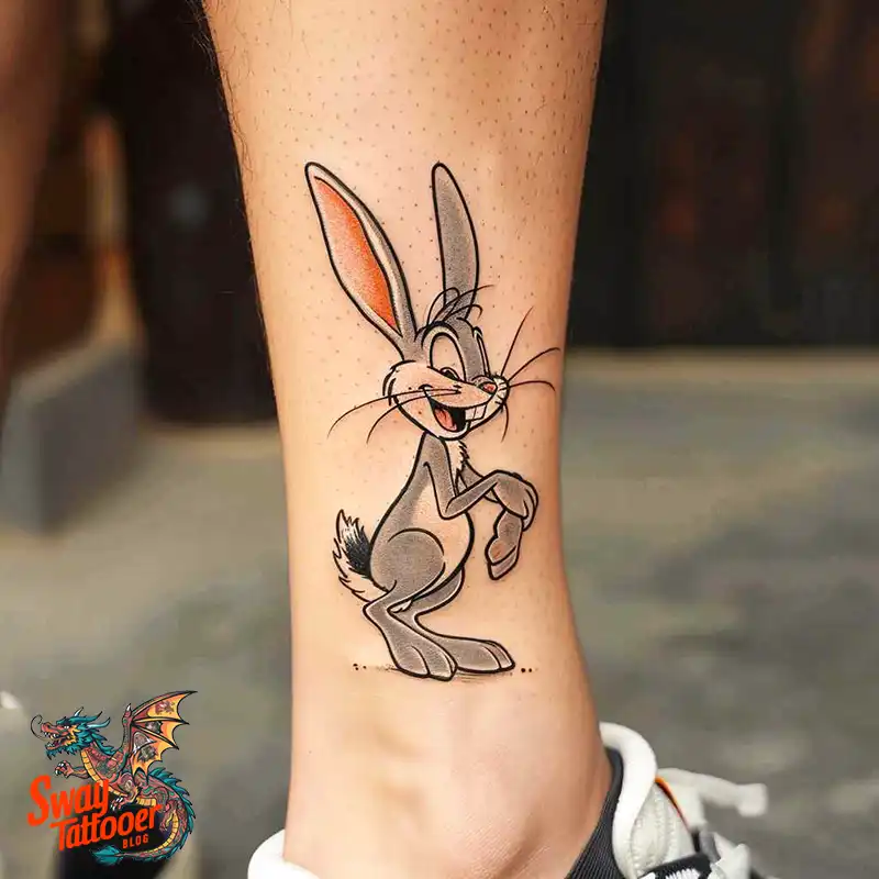 50 Bugs Bunny Tattoo Designs: Meaning, Styles & Ideas 31 Bugs Bunny Tattoo