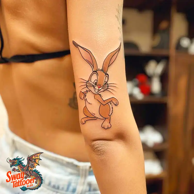 50 Bugs Bunny Tattoo Designs: Meaning, Styles & Ideas 24 Bugs Bunny Tattoo