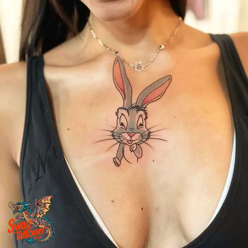 50 Bugs Bunny Tattoo Designs: Meaning, Styles & Ideas 21 Bugs Bunny Tattoo