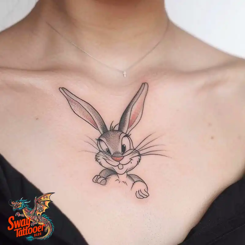 50 Bugs Bunny Tattoo Designs: Meaning, Styles & Ideas 40 Bugs Bunny Tattoo