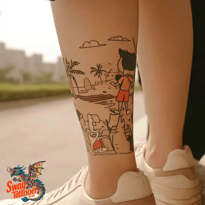100 Calf Tattoos for Women: Symbolism, Trends & Aftercare 80 Calf Tattoo for Women