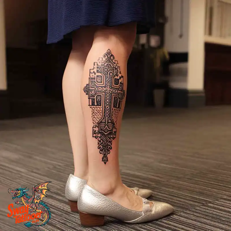 100 Calf Tattoos for Women: Symbolism, Trends & Aftercare 73 Calf Tattoo for Women