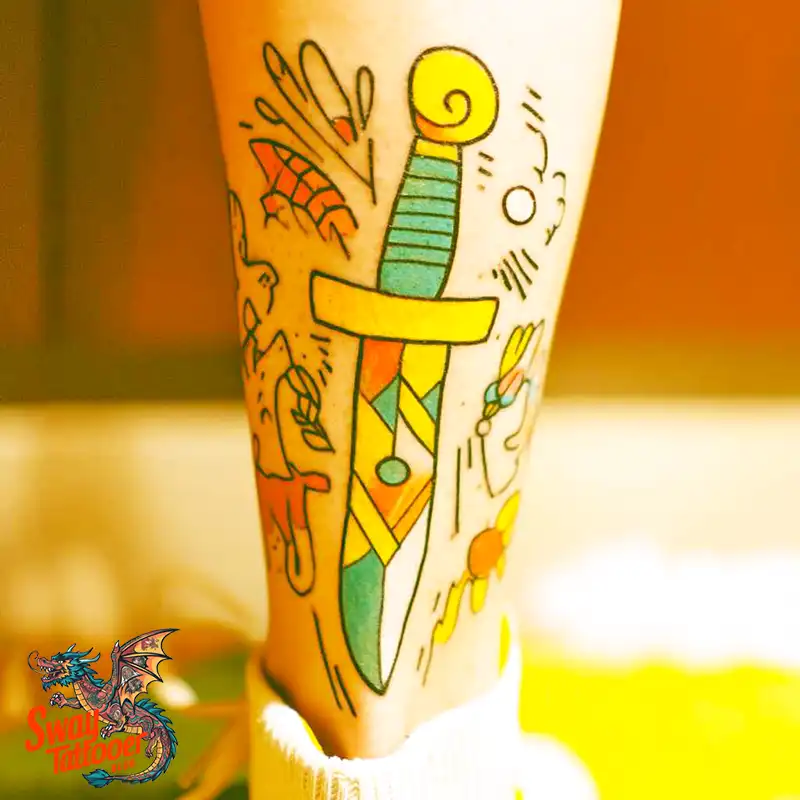 100 Calf Tattoos for Women: Symbolism, Trends & Aftercare 74 Calf Tattoo for Women