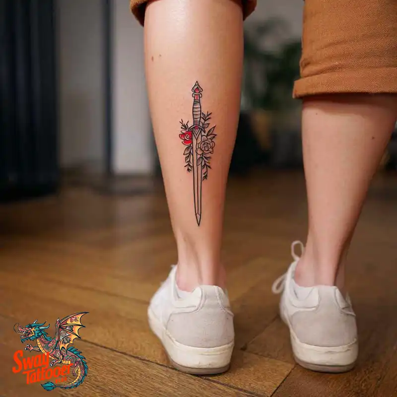 100 Calf Tattoos for Women: Symbolism, Trends & Aftercare 72 Calf Tattoo for Women