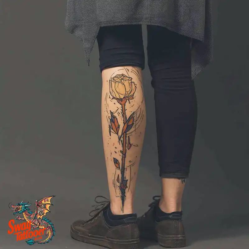 100 Calf Tattoos for Women: Symbolism, Trends & Aftercare 60 Calf Tattoo for Women