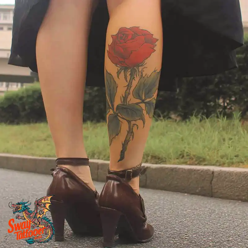 100 Calf Tattoos for Women: Symbolism, Trends & Aftercare 58 Calf Tattoo for Women