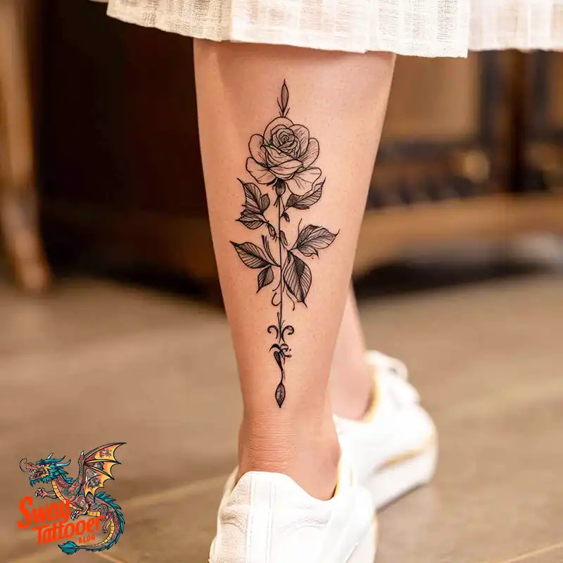100 Calf Tattoos for Women: Symbolism, Trends & Aftercare 52 Calf Tattoo for Women