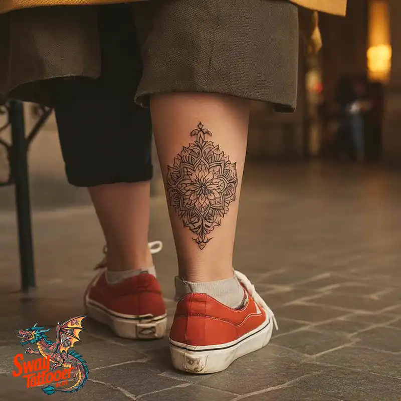 100 Calf Tattoos for Women: Symbolism, Trends & Aftercare 47 Calf Tattoo for Women