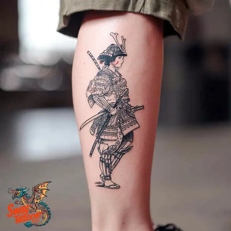 100 Calf Tattoos for Women: Symbolism, Trends & Aftercare 38 Calf Tattoo for Women
