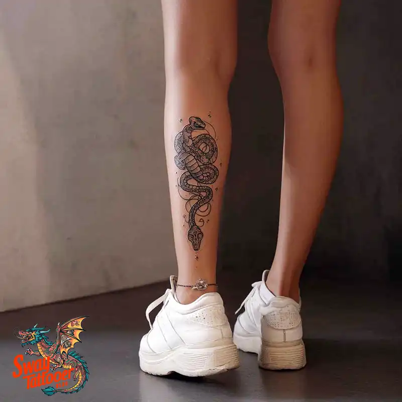 100 Calf Tattoos for Women: Symbolism, Trends & Aftercare 31 Calf Tattoo for Women