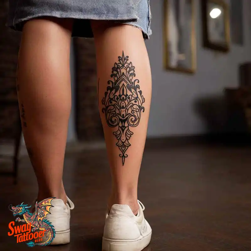100 Calf Tattoos for Women: Symbolism, Trends & Aftercare 22 Calf Tattoo for Women