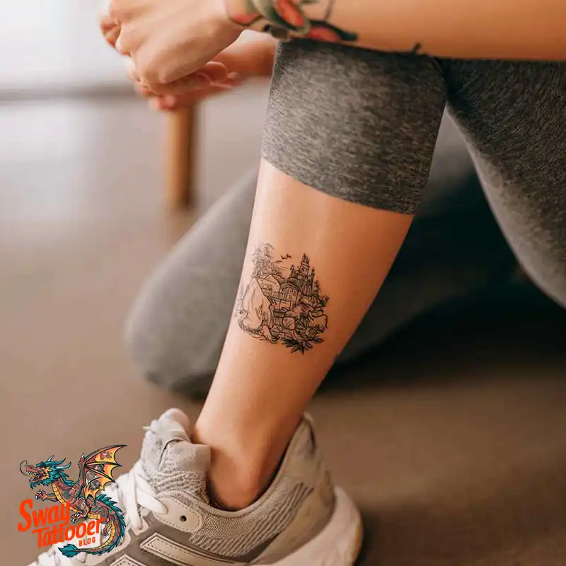 100 Calf Tattoos for Women: Symbolism, Trends & Aftercare 19 Calf Tattoo for Women