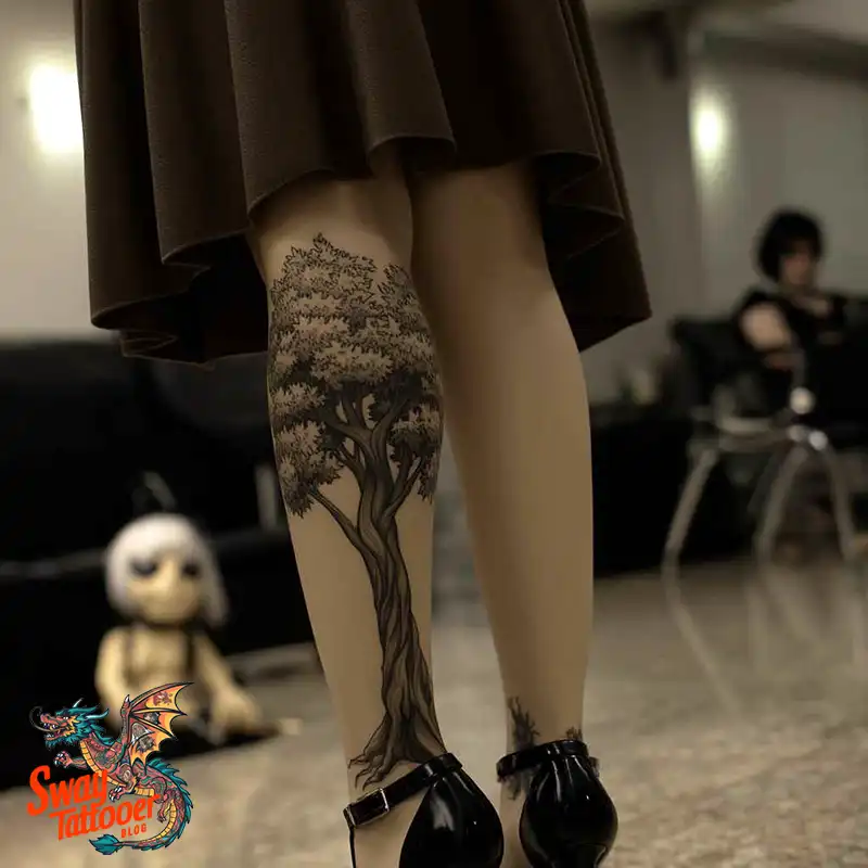 100 Calf Tattoos for Women: Symbolism, Trends & Aftercare 13 Calf Tattoo for Women