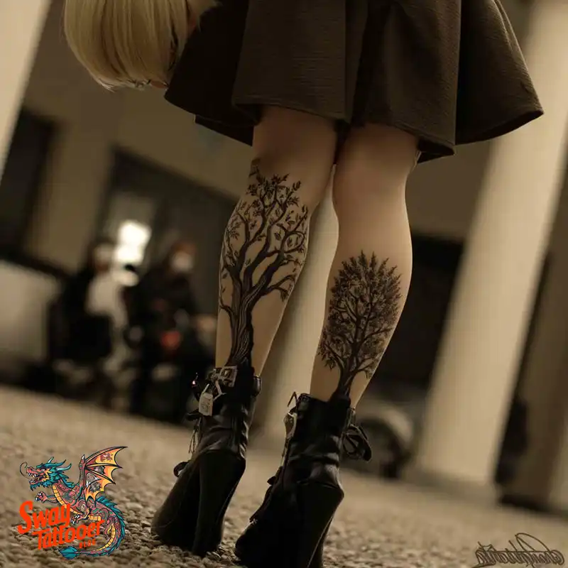 100 Calf Tattoos for Women: Symbolism, Trends & Aftercare 12 Calf Tattoo for Women