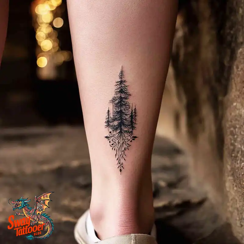 100 Calf Tattoos for Women: Symbolism, Trends & Aftercare 9 Calf Tattoo for Women