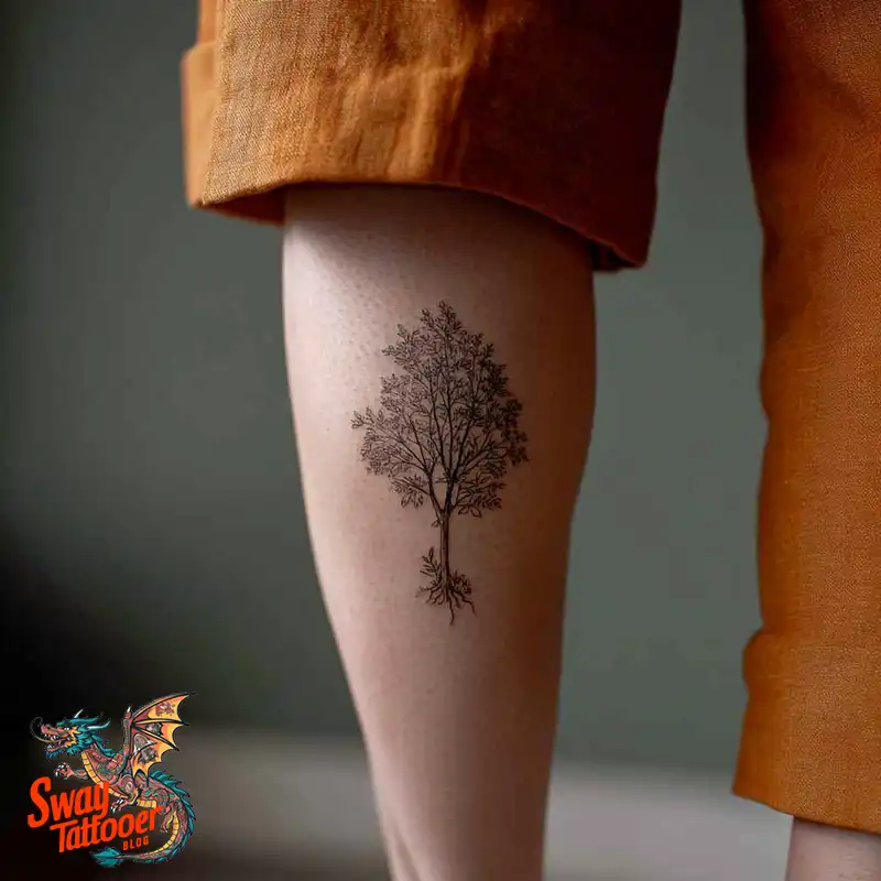 100 Calf Tattoos for Women: Symbolism, Trends & Aftercare 8 Calf Tattoo for Women
