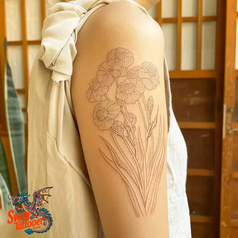 200 Carnation Flower Tattoos: Blooming Ink Designs 97 Carnation Flower Tattoo