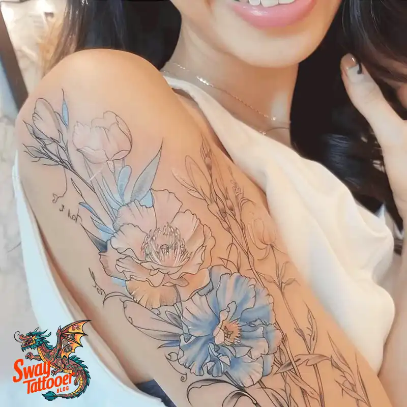200 Carnation Flower Tattoos: Blooming Ink Designs 98 Carnation Flower Tattoo