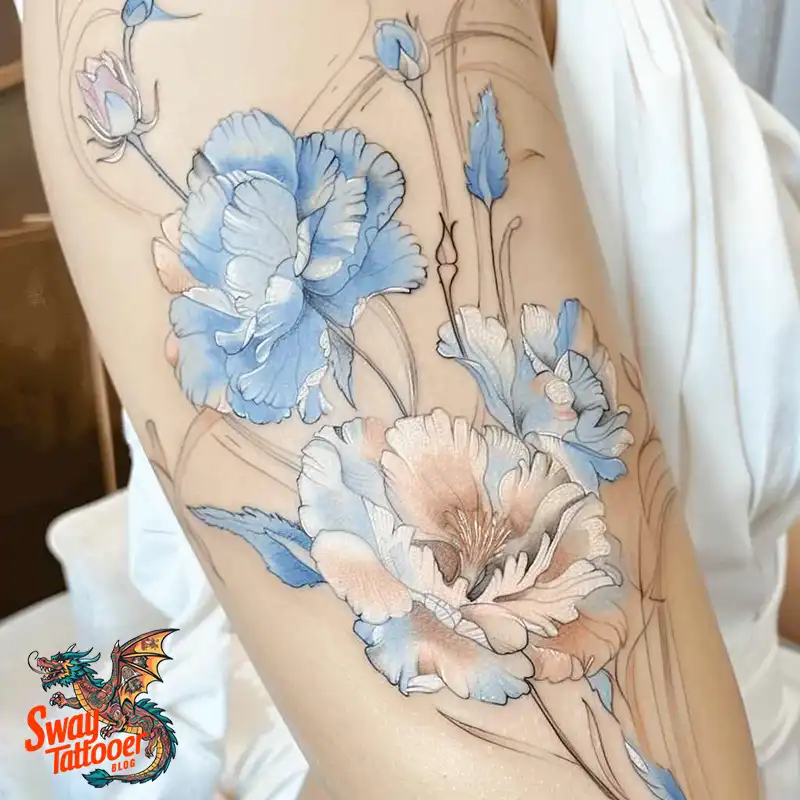 200 Carnation Flower Tattoos: Blooming Ink Designs 99 Carnation Flower Tattoo