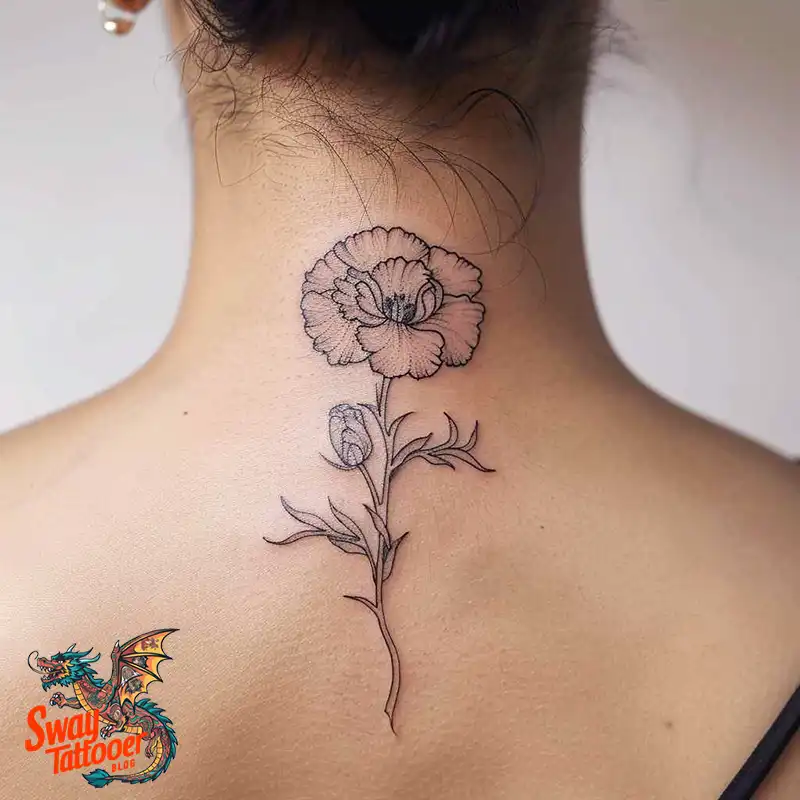 200 Carnation Flower Tattoos: Blooming Ink Designs 187 Carnation Tattoo