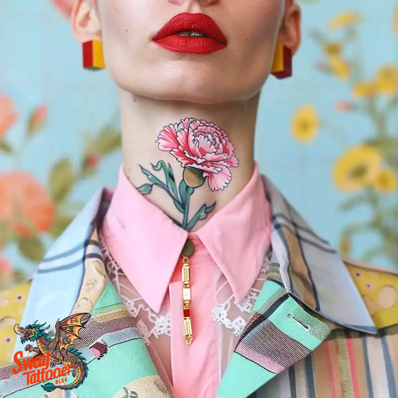 200 Carnation Flower Tattoos: Blooming Ink Designs 78 Carnation Flower Tattoo